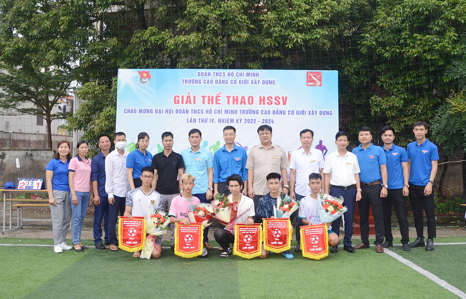 Bế mạc Giải thi đấu thể thao HSSV chào mừng Đại hội Đoàn TNCS Hồ Chí Minh trường Cao đẳng Cơ giới Xây dựng lần thứ IV, nhiệm kỳ 2022-2024