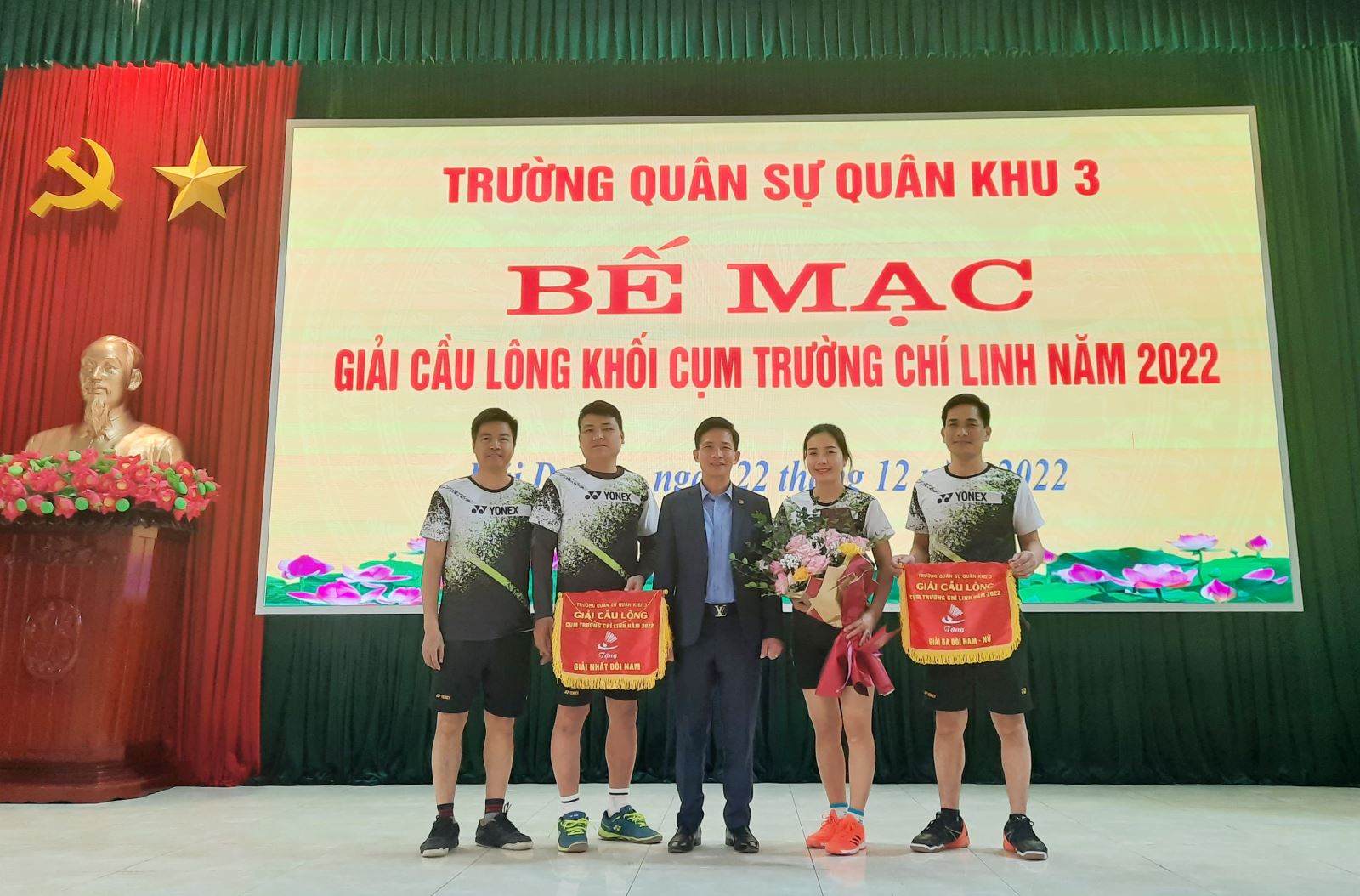 Trường Cao đẳng Cơ giới Xây dựng đạt giải cao tại Giải Cầu lông Cụm trường Chí Linh năm 2022