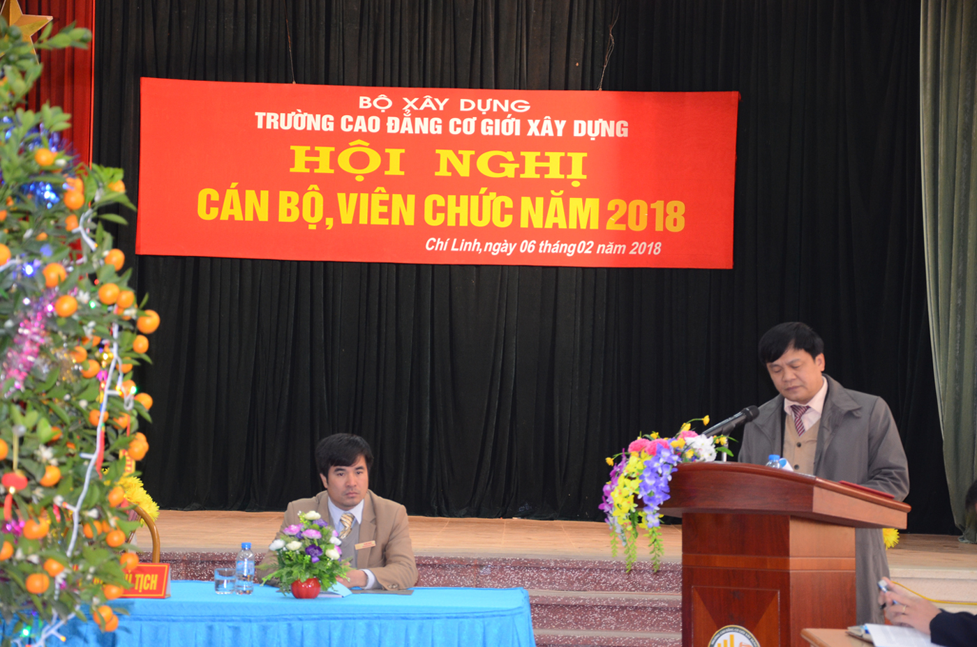 đồng chí Thanh Bình phát biểu hội nghị